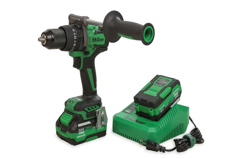 HAISPRO Profesyonel Darbeli Matkap 21 V 4.0 Ah Çift Akülü
